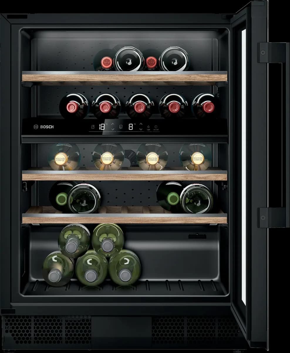 Встраиваемый винный шкаф Bosch KUW21AHG0