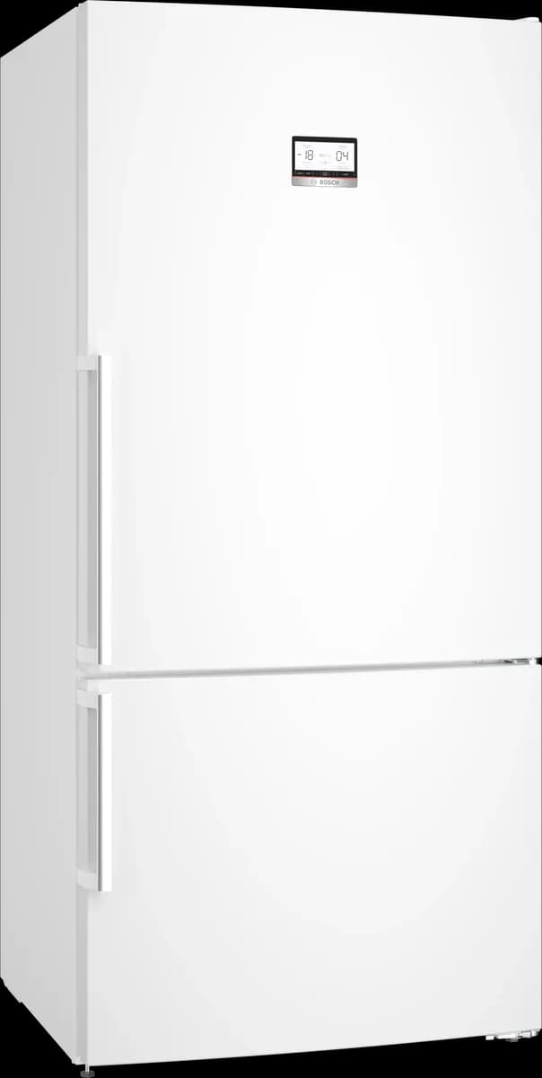 Bosch отдельностоящий холодильник с нижней морозильной камерой 186 x 86 см, белый, Total No Frost