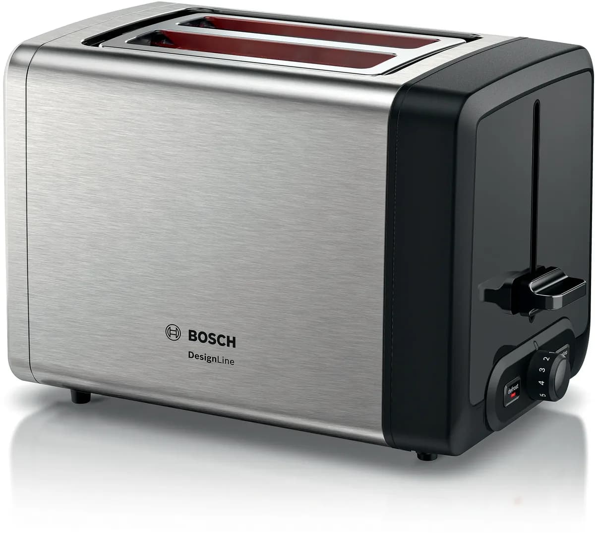 Bosch компактный тостер DesignLine Нержавеющая сталь