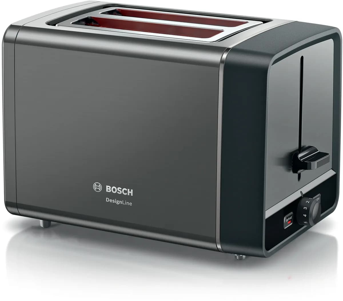 Bosch компактный тостер DesignLine Графитовый