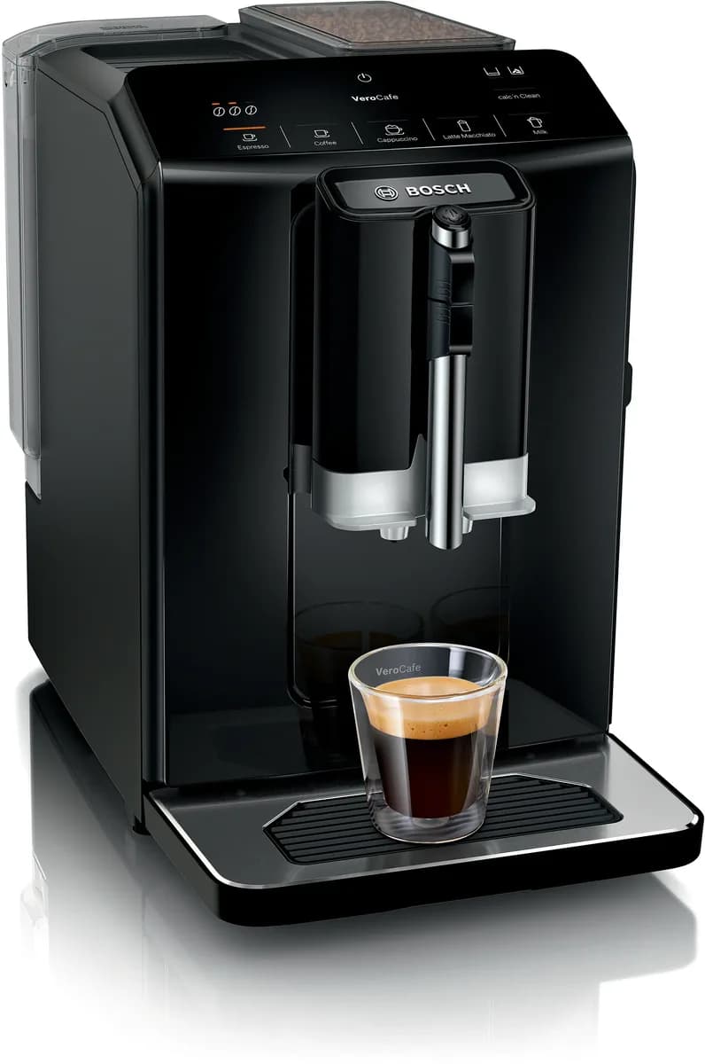 Bosch полностью автоматическая кофемашина VeroCafe глянцевый черный