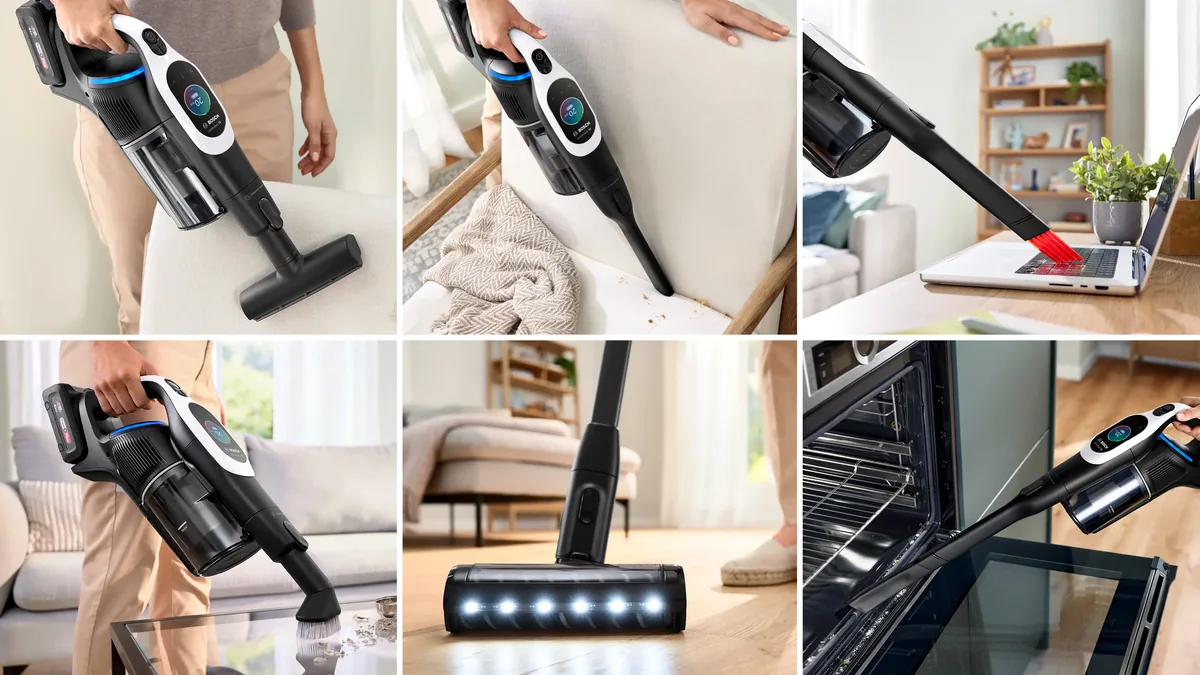 Bosch аккумуляторный пылесос Unlimited 10, белый
