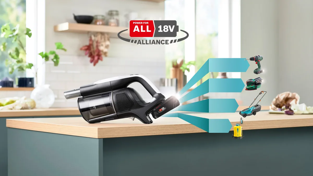 Bosch аккумуляторный пылесос Unlimited 10, белый