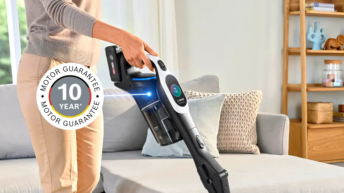 Bosch аккумуляторный пылесос Unlimited 10, белый