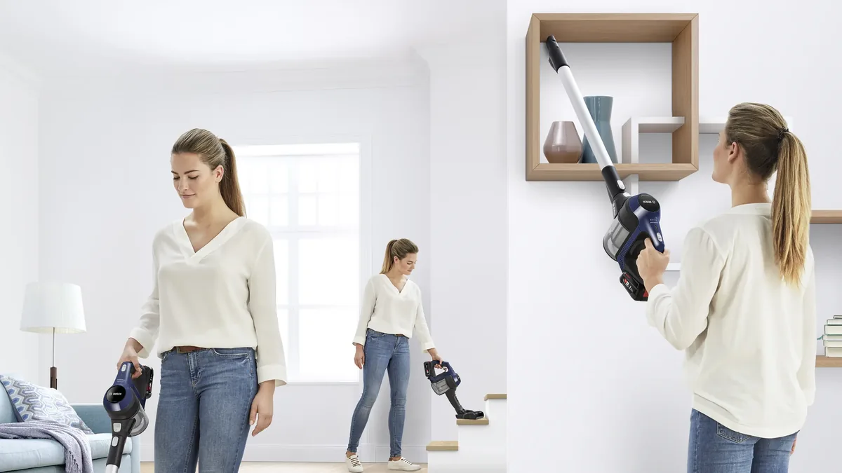 Bosch аккумуляторный пылесос Unlimited 6, синий