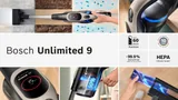 Bosch аккумуляторный пылесос Unlimited 9, графитовый