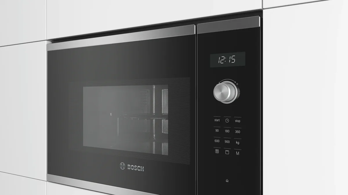 Встраиваемая микроволновая печь Bosch с грилем, 59 x 38 см