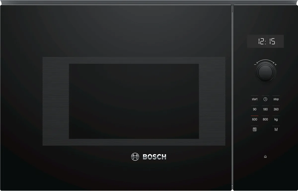Bosch встроенная микроволновая печь 60 x 38 см Черный