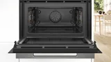 Встраиваемый компактный духовой шкаф с микроволнами Bosch, 60 x 45 см, черный
