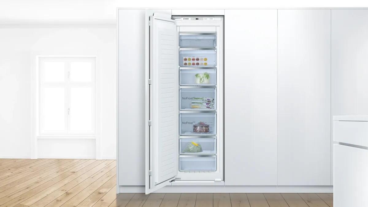 Орнотулуучу тоңдургуч Bosch 177.2 x 55.8 см, No Frost, жалпак илмек