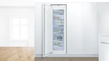 Bosch встраиваемый морозильник 177.2 x 55.8 см, No Frost, плоская петля