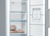 Bosch отдельностоящий морозильник 186 x 60 см, No Frost, под нержавеющую сталь