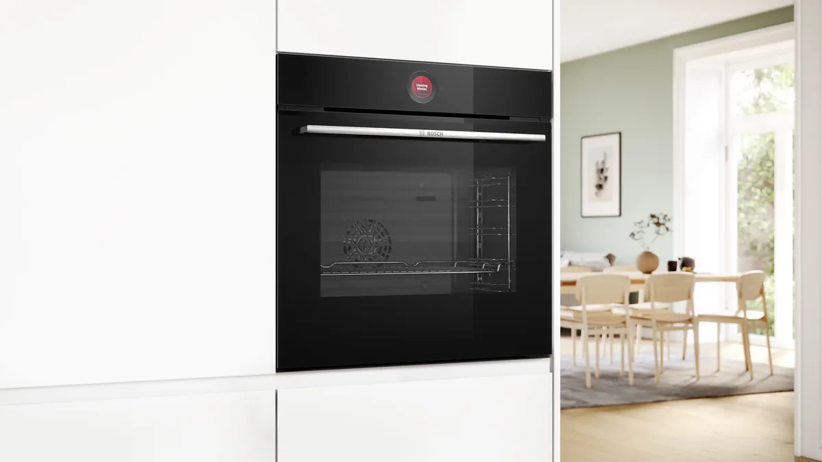 Орнотулуучу электр духовка Bosch, 60 x 60 см, кара