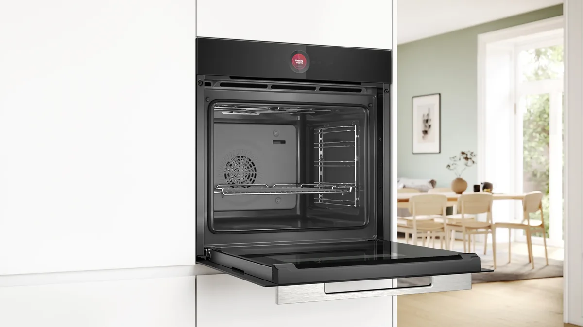 Орнотулуучу электр духовка Bosch, 60 x 60 см, кара