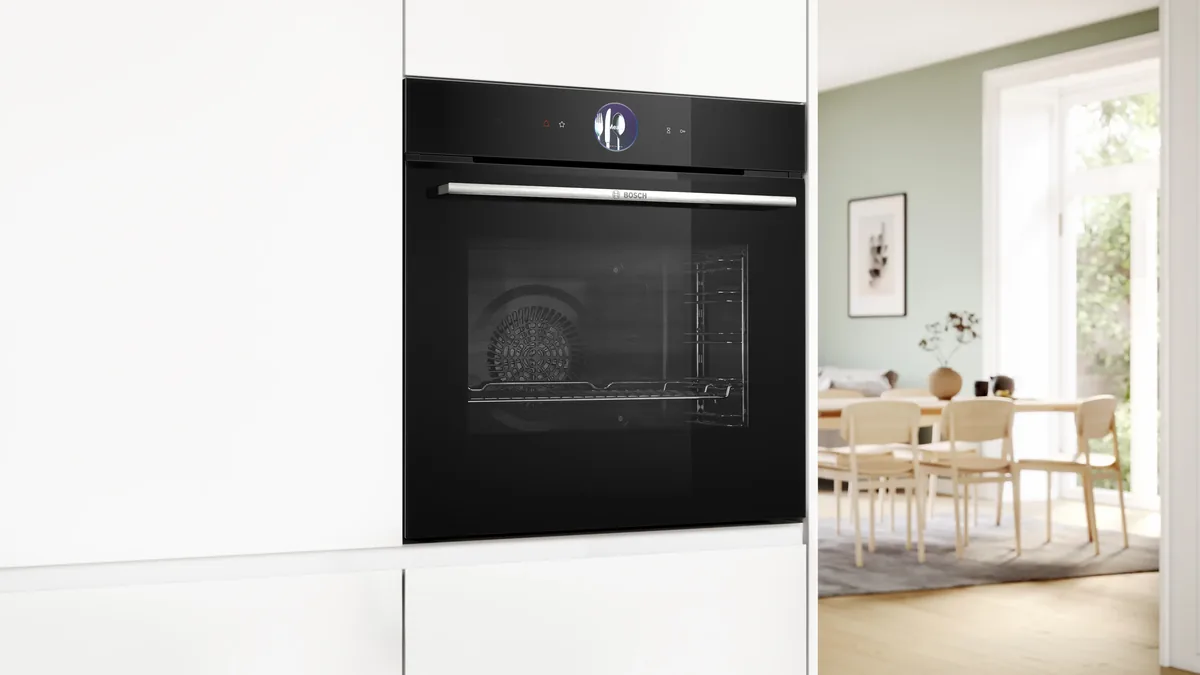 Орнотулуучу электр духовка Bosch, 60 x 60 см, кара