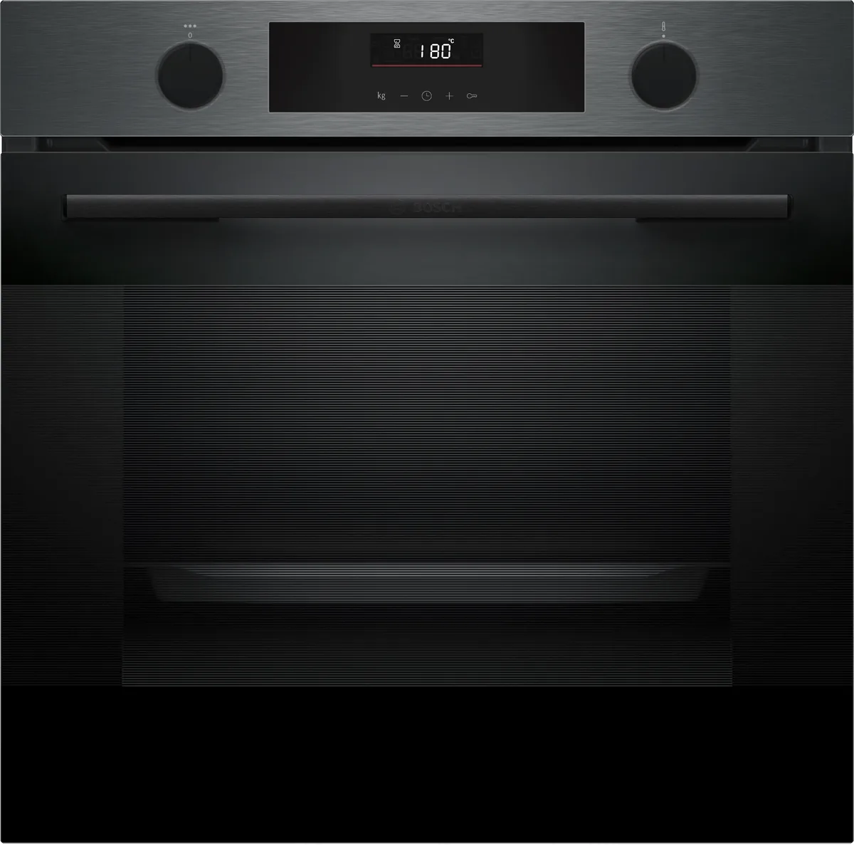 Встраиваемый духовой шкаф-пароварка Bosch, 60 x 60 см, черная нержавеющая сталь