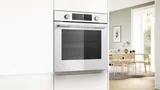Встраиваемый духовой шкаф-пароварка Bosch, 60 x 60 см, белый