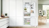 Bosch встраиваемый холодильник с нижней морозильной камерой 193.5 x 70.8 см, плоская петля