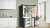Bosch холодильник French Door 183 x 90.5 см, Total No Frost, черная сталь