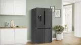 Bosch холодильник French Door 183 x 90.5 см, Total No Frost, черная сталь