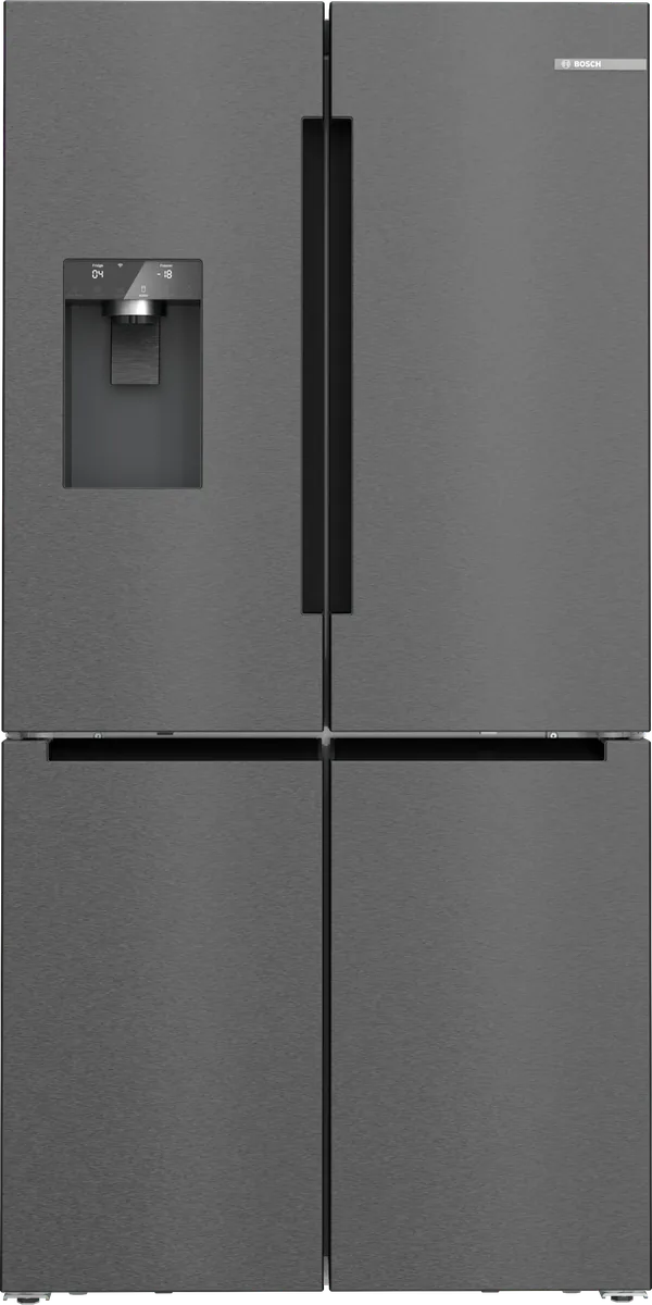 Bosch холодильник French Door 183 x 90.5 см, Total No Frost, черная сталь