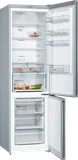 Bosch отдельностоящий холодильник с нижней морозильной камерой 203 x 60 см, нержавеющая сталь