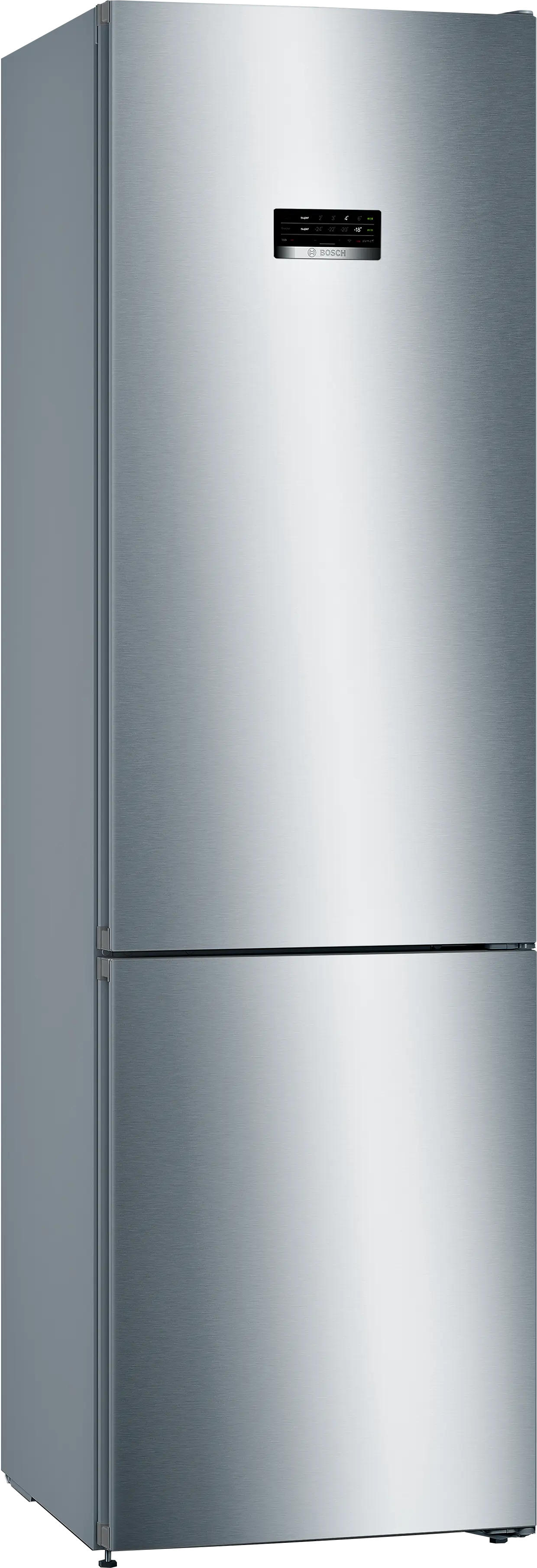 Отдельностоящий холодильник с нижней морозильной камерой 203 x 60 cm Нержавеющая сталь