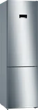 Bosch отдельностоящий холодильник с нижней морозильной камерой 203 x 60 см, нержавеющая сталь