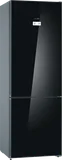 Bosch отдельностоящий холодильник с нижней морозильной камерой 203 x 70 см, черный, Total No Frost
