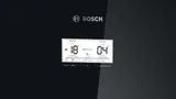 Bosch отдельностоящий холодильник с нижней морозильной камерой 203 x 70 см, черный, Total No Frost