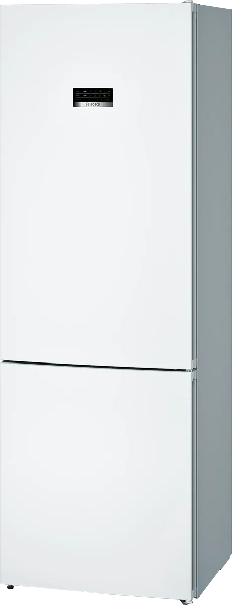 Bosch отдельностоящий холодильник с нижней морозильной камерой 203 x 70 см, белый, Total No Frost