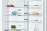 Bosch отдельностоящий холодильник с нижней морозильной камерой 203 x 70 см, белый, Total No Frost