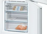 Bosch отдельностоящий холодильник с нижней морозильной камерой 203 x 70 см, белый, Total No Frost