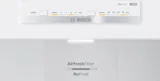 Bosch отдельностоящий холодильник с нижней морозильной камерой 186 x 70 см, под нержавеющую сталь