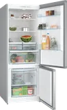 Bosch отдельностоящий холодильник с нижней морозильной камерой 186 x 70 см, под нержавеющую сталь