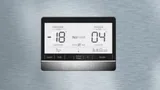 Bosch отдельностоящий холодильник с нижней морозильной камерой 186 x 86 см, нержавеющая сталь