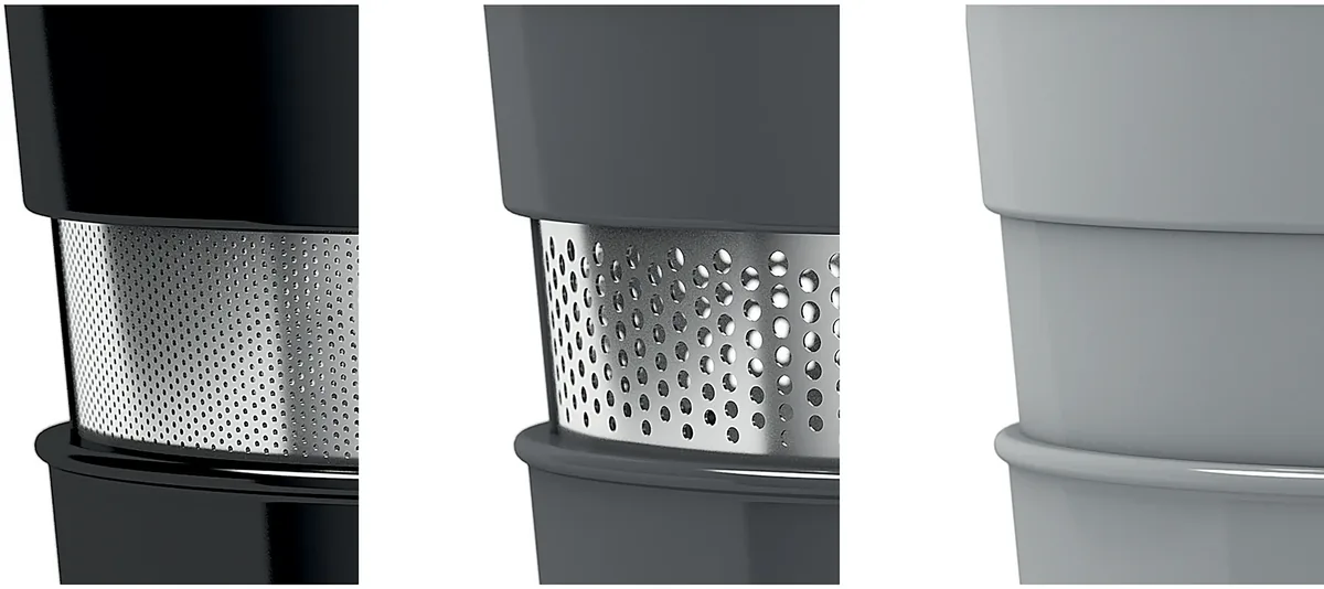 Bosch медленная соковыжималка VitaExtract 150 Вт Черный, Матовая нержавеющая сталь