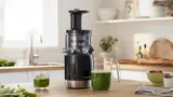 Bosch медленная соковыжималка VitaExtract 150 Вт Черный, Матовая нержавеющая сталь