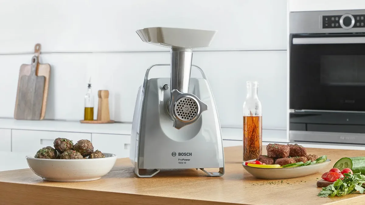 Bosch мясорубка ProPower 1600 Вт Белый, Серый