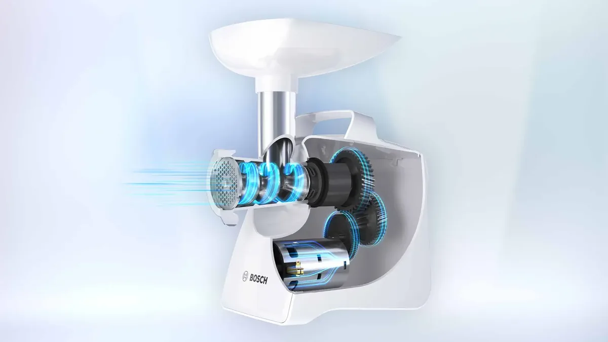 Bosch мясорубка ProPower 2000 Вт Черный, хром