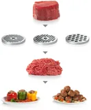 Bosch мясорубка ProPower 2200 Вт Черный, хром
