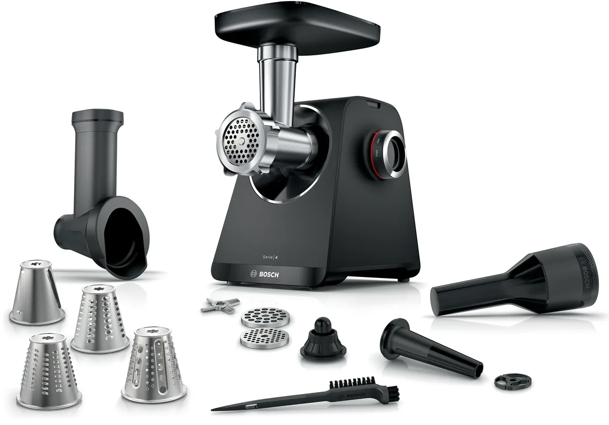 Bosch мясорубка MultiPower 1900 Вт Черный