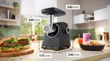 Bosch мясорубка MultiPower 1900 Вт Черный
