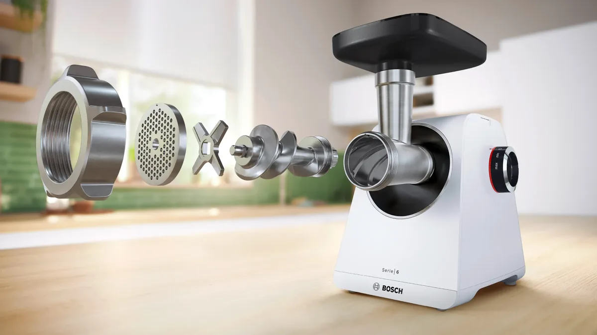 Bosch мясорубка MultiPower 2100 Вт Белый