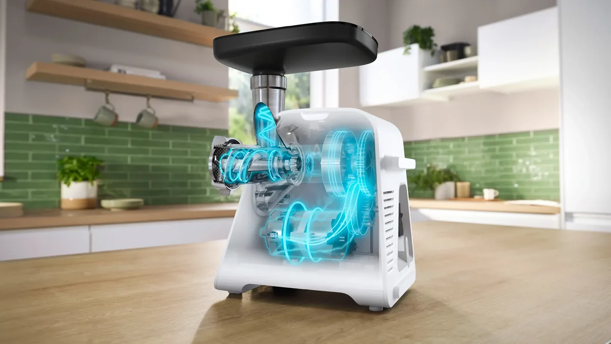 Bosch мясорубка MultiPower 2100 Вт Белый