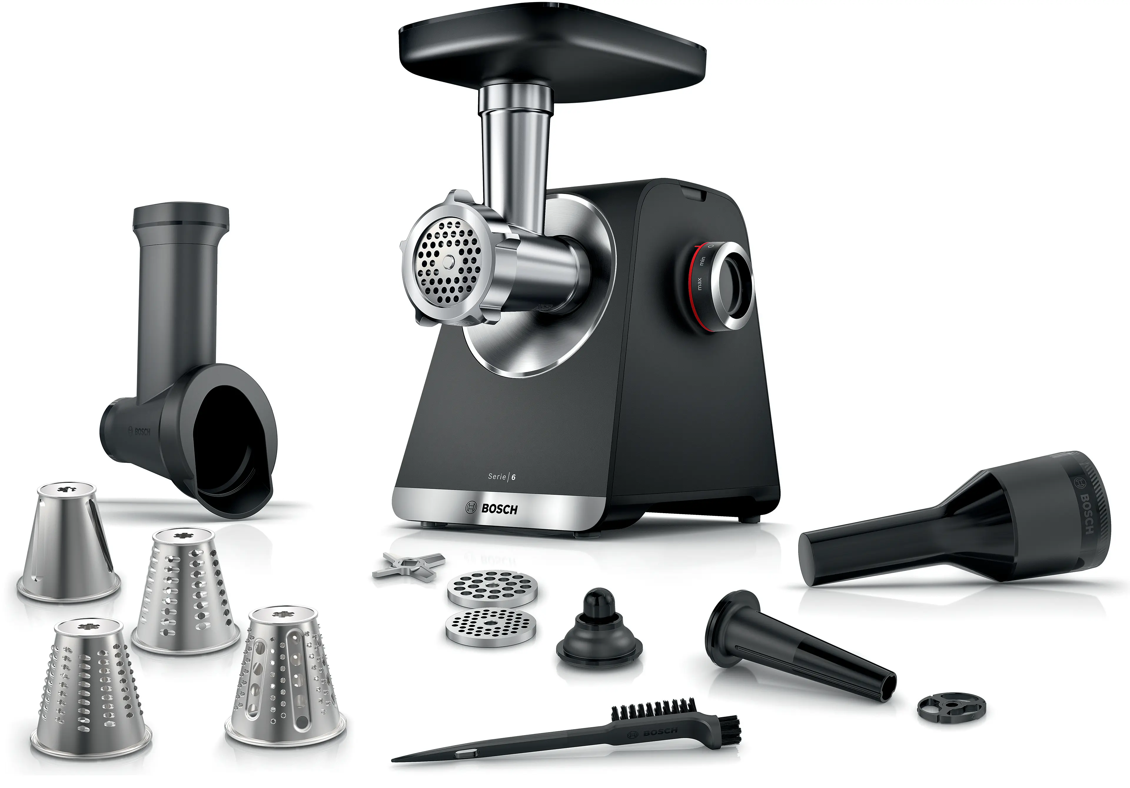 Mясорубка MultiPower 2100 W Черный, Серебристый металлик