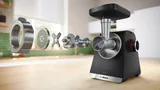 Bosch мясорубка MultiPower 2100 Вт Черный, серебристый металлик