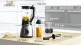 Стационарный блендер Bosch VitaPower, серебристый, 1200 Вт