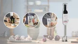 Погружной блендер Bosch ErgoMaster Serie 4, белый, черный, 800 Вт