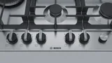 Газовая варочная панель Bosch, 75 см, Нержавеющая сталь